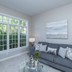 Gray Upscale Living Room